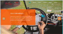 Desktop Screenshot of carrosdegolfmexico.com.mx